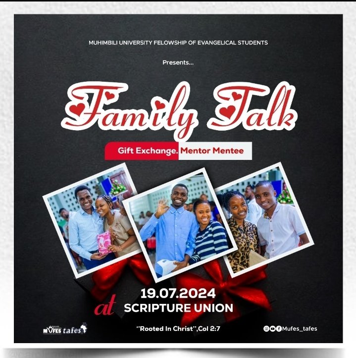 Tanzania Fellowship of Evangelical Students TAFES Muhimbili University of Health and Allied Sciences MUHAS Muhimbili University Fellowship of Evangelical Students MUFES Event Image